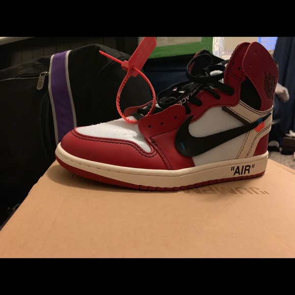 Off white Jordan 1s